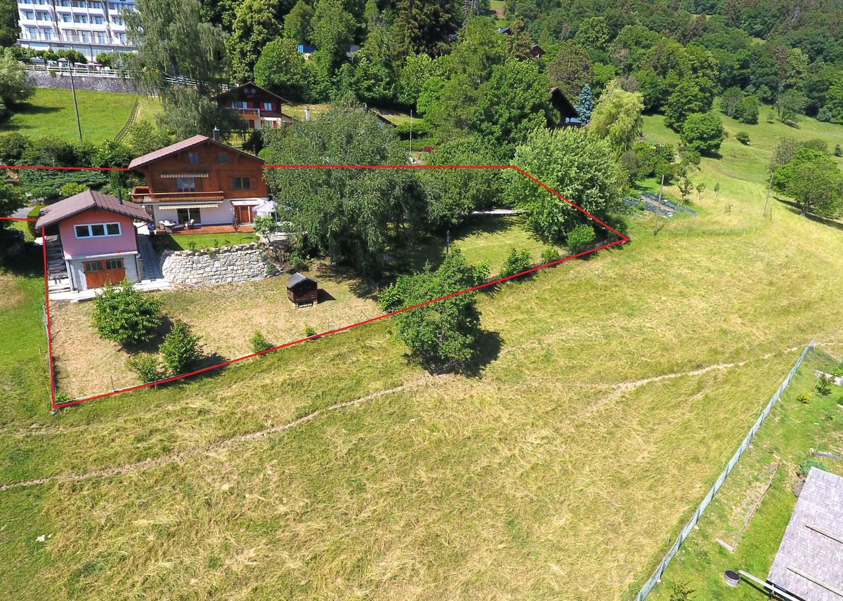 Magnifique chalet et grand terrain – vue sur les Dents du Midi